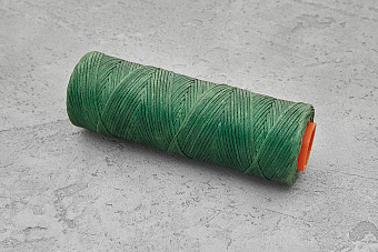 Нить вощеная 1,0мм. Гамма-6 (темно-зеленая)