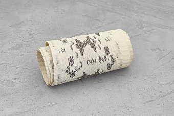 Кожа змеи 1200×80-100мм (серая матовая)