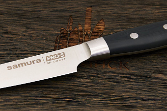 Нож кухонный Samura филейный 224мм, сталь AUS-8, рукоять G10
