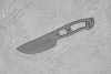 Заготовка для ножа, сталь Cr8 3,6мм. Модель "Скиннер-III" с клинком 105мм, ТО 62-63HRC - фото №1