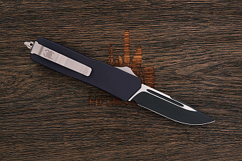 Автоматический складной нож Microtech Scarab executive, сталь Elmax DLC, рукоять алюминий