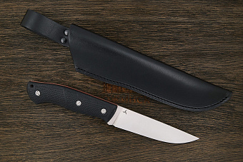 Нож туристический Ножинск-PRO Универсал, клинок 128мм, сталь AR-RPM9, рукоять микарта