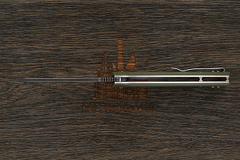 Нож складной QSP Gavial, клинок 102мм, сталь D2, рукоять G10 оливковый