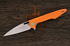 Нож складной Artisan Archaeo, клинок 98мм, сталь D2, рукоять G10 оранжевый - фото №1