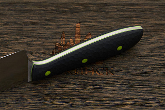 Нож кухонный MOYO Премьер сантоку 180мм, сталь сталь N690, рукоять G10-extra