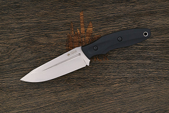 Нож туристический Kizlyar Supreme Cityhunter, клинок 105мм, сталь AUS-8, рукоять G10 чёрный