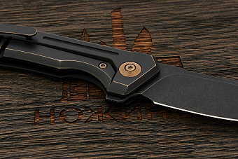 Складной нож We Knife Quixotic, сталь CPM-20CV, рукоять титан