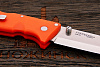 Складной нож Cold Steel Finn wolf, сталь AUS-8, рукоять грайвори оранжевый - фото №4