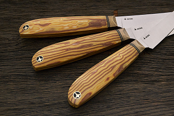 Нож кухонный MOYO Геликон гранд шеф 230мм, сталь M390, рукоять crazyfiber/пин