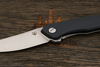 Складной нож Shirogorov knives Quantium Ursus, сталь Cromax PM, рукоять G10 черный