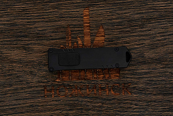 Автоматический складной нож Böker USB OTF, сталь D2, рукоять алюминий черный