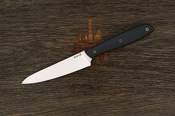 Нож кухонный MOYO Премьер овощной 110мм, сталь AR-RPM9, рукоять G10-extra черный