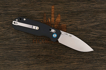 Нож складной CJRB Maximal, клинок 75мм, сталь AR-RPM9, рукоять G10 черный