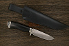 Разделочный нож Игоря Пампуха Модель 083, клинок 120мм, булат легированный, рукоять граб Т2 - фото №2