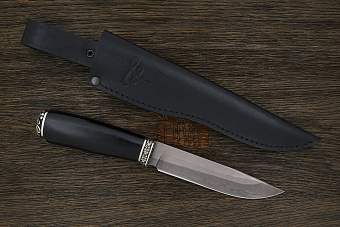 Разделочный нож Игоря Пампуха Модель 007, клинок 145мм, булат легированный, рукоять граб