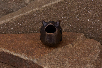 Бусина на темляк «Рогатый череп»