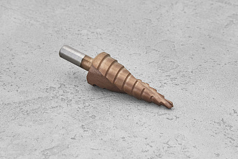 Сверло ступенчатое по металлу HSS-TiCN 4-20мм