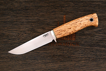 Нож туристический Южный крест Партнёр-L, клинок 120мм, сталь N690Co, рукоять карельская береза