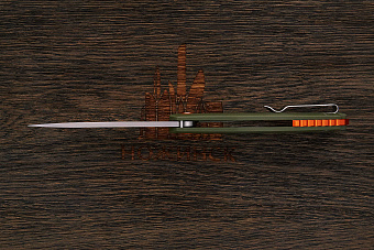 Нож складной CJRB Gobi, клинок 88мм, сталь AR-RPM9, рукоять G10 оливковый