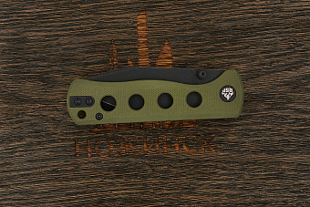 Нож складной QSP Canary Folder, клинок 72мм, сталь Sandvik 14C28N, рукоять G10 зелёный