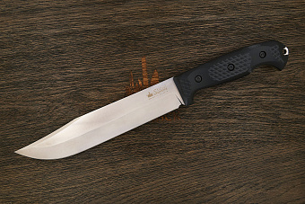 Нож туристический Kizlyar Supreme Bastardo, клинок 216мм, сталь Sleipner, рукоять G10