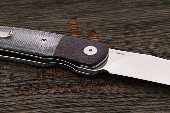 Нож складной QSP Gannet, клинок 85мм, сталь 154CM, рукоять микарта