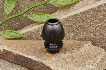 Бусина на темляк «Лаки Джентльмен» желтая бабочка