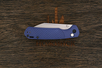 Нож складной CJRB Pyrite Light, клинок 85мм, сталь AR-RPM9, рукоять термопластик FRN синий