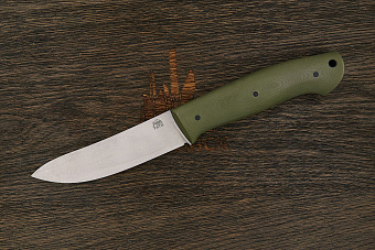Нож разделочный Мастерской Тать Росомаха, клинок 122мм, сталь K110, рукоять G10 оливковый