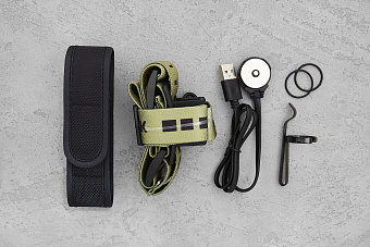 Фонарь Armytek Wizard C2 Pro Olive Magnet USB, 2500 люмен, холодный свет