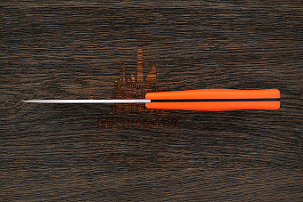 Разделочный нож Owl knife Otus-F, сталь M390, рукоять G10 оранжевый