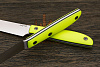 Нож кухонный MOYO Геликон шеф 165мм, сталь AR-RPM9, рукоять G10-extra желтый - фото №4