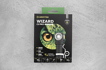 Фонарь Armytek Wizard C2 Pro Magnet USB, 2500 люмен, холодный свет