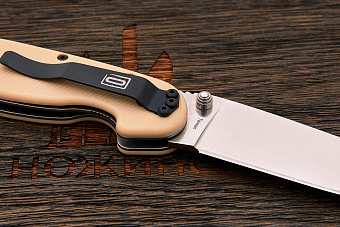 Складной нож Ontario RAT-1, сталь AUS 8, рукоять нейлон бежевый