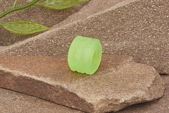 Бусина на темляк №4 зеленая