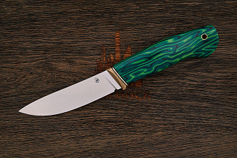 Нож разделочный Дмитрия Пудова КрейсерЪ, клинок 120мм, сталь M398, рукоять crazyfiber