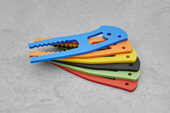 Рамка для модели "КрейсерЪ" из G-10 3 мм (жёлтая)