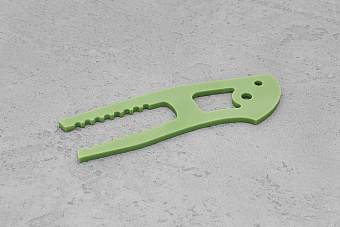 Рамка для модели "КрейсерЪ" из G-10 3 мм (зелёная)