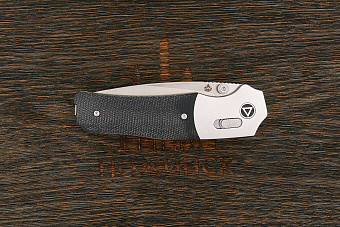 Нож складной QSP Vault, клинок 83мм, сталь Sandvik 14C28N, рукоять микарта/алюминий-WB