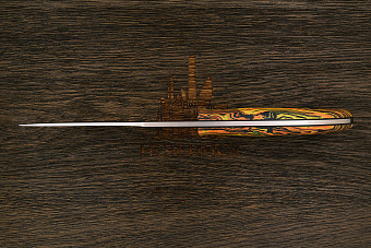 Разделочный нож Сергея Шадрина Перс, сталь N690, рукоять микарта