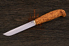 Финский нож Сергея Никитина, сталь Х12МФ, рукоять карельская береза - фото №1