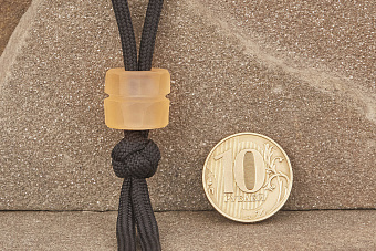 Бусина на темляк №3 оранжевая