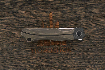 Нож складной Bestech Thyra, клинок 92мм, сталь M390, рукоять титан