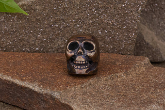 Бусина для темляка Череп-I (бронза) от мастерской Шефера
