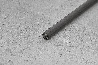 Мозаичный пин "Трикветр-II" 8,0x100 мм, контур - карбон, центр - сталь