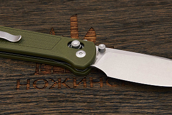 Нож складной CJRB Bolt, клинок 82мм, сталь AR-RPM9, рукоять G10 зеленый