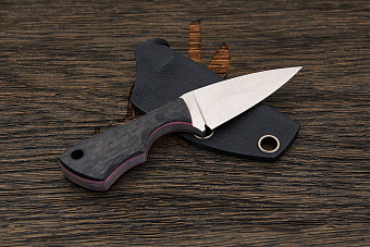 Нож EDC UralEDC ППШ, клинок 54мм, сталь Elmax, рукоять карбон