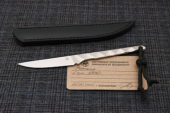 Нож EDC скелетный Дмитрия Пудова Мелконож, клинок 67мм, сталь N690Co