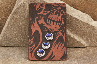 Пуговицы для сорочки Лаки 3шт синие