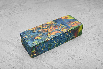 Кап клёна стабилизированный трехцветный Т57